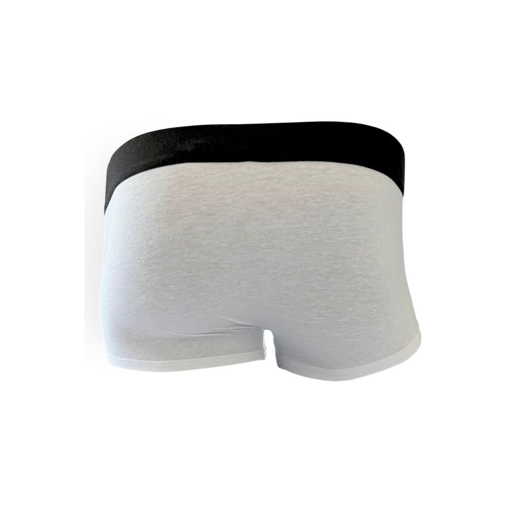 White Cotton Men Boxer
