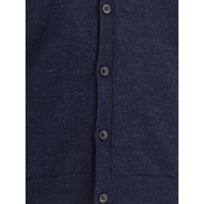 Blue Wool Cardigan