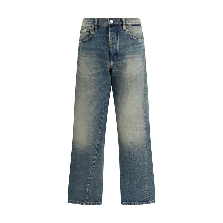 Blue Cotton Jeans Denim