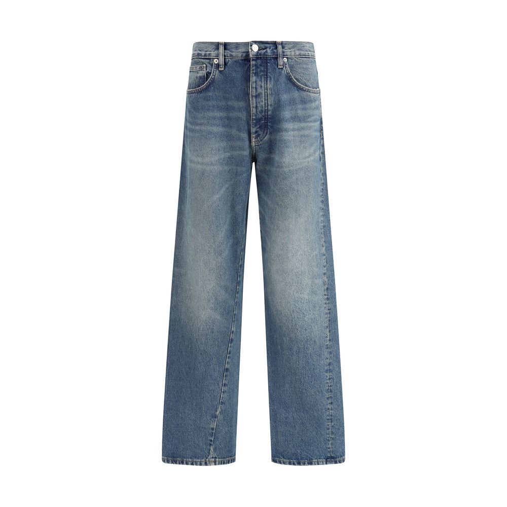 Blue Cotton Jeans Denim