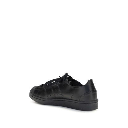 Black Calf Leather Bos Taurus Sneakers