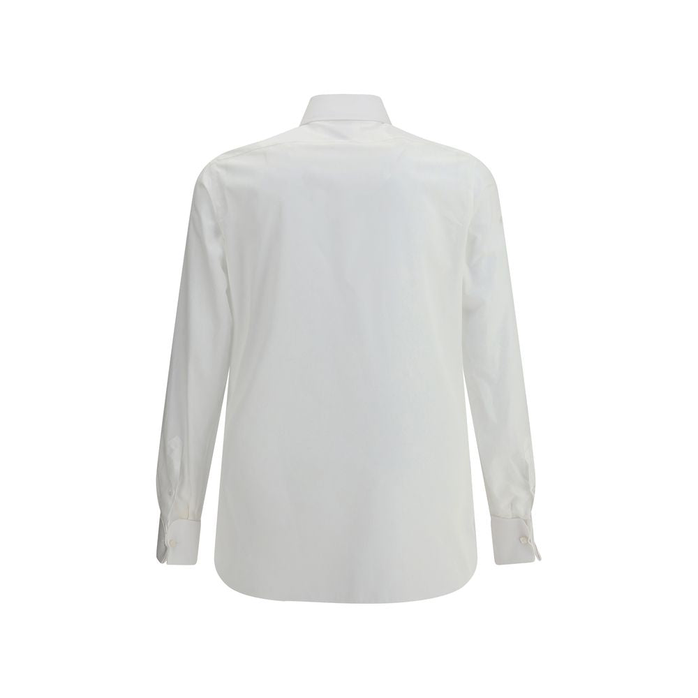 White Cotton Dress Shirt