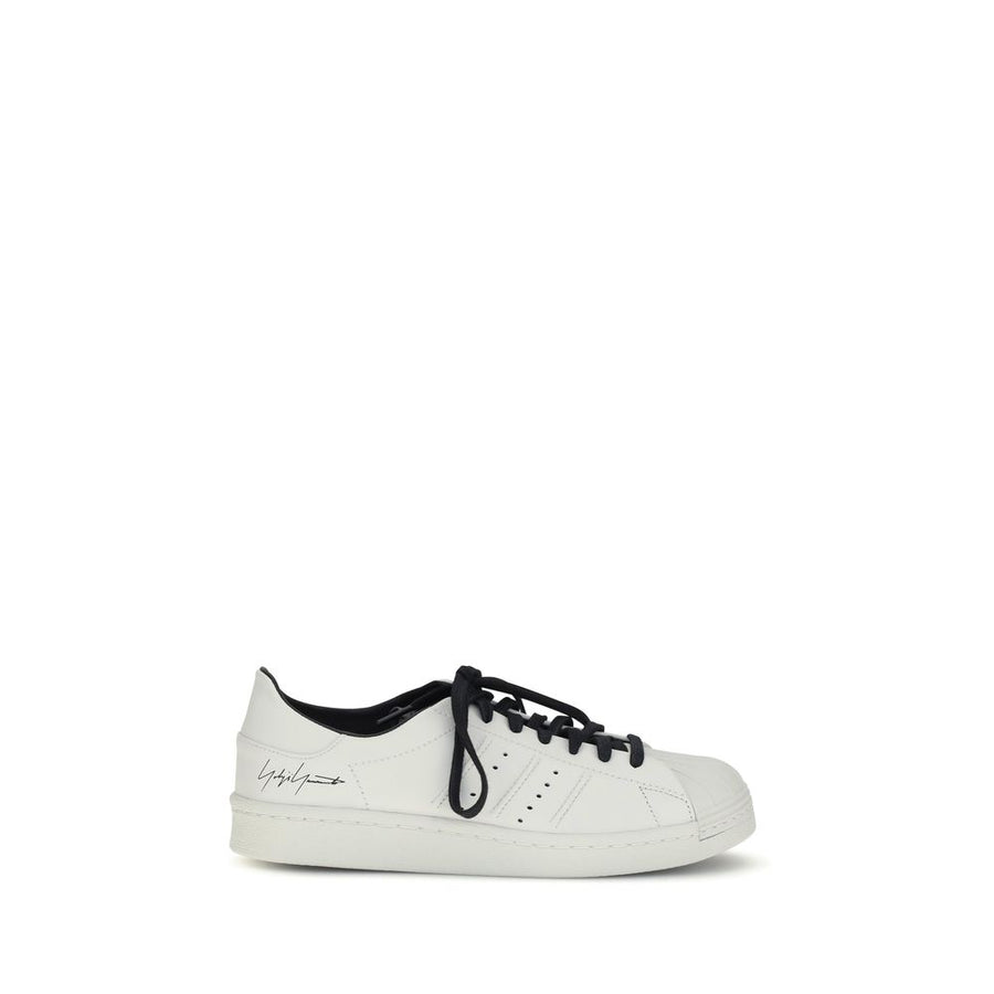 White Calf Leather Bos Taurus Low Top Sneakers