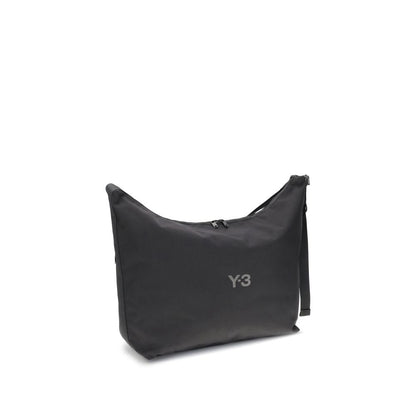 Black Polyamide Shoulder Bag