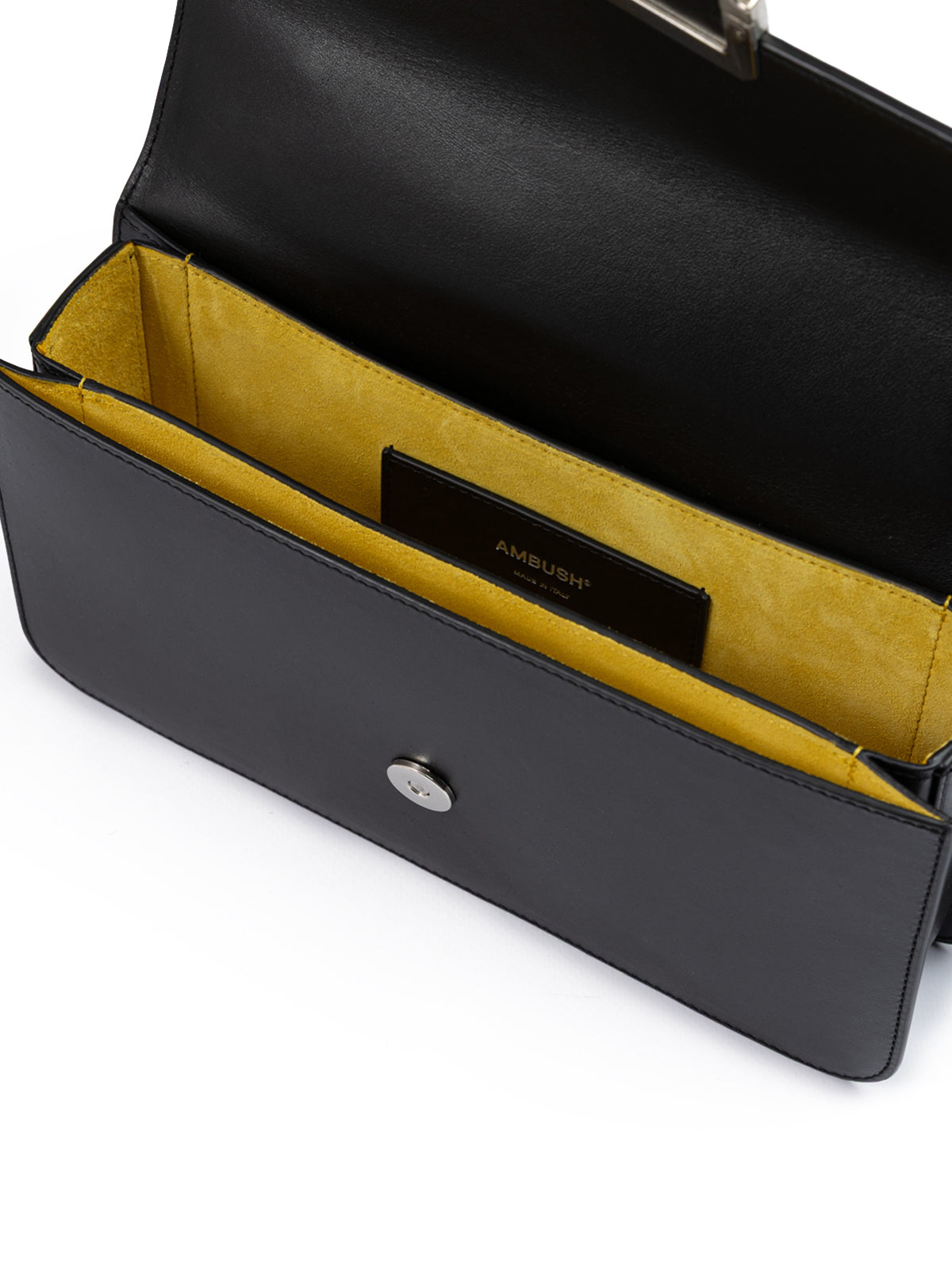 Black Leather Crossbody Bag