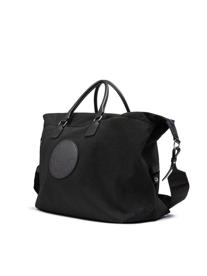Black Fabric Weekend Travel Bag