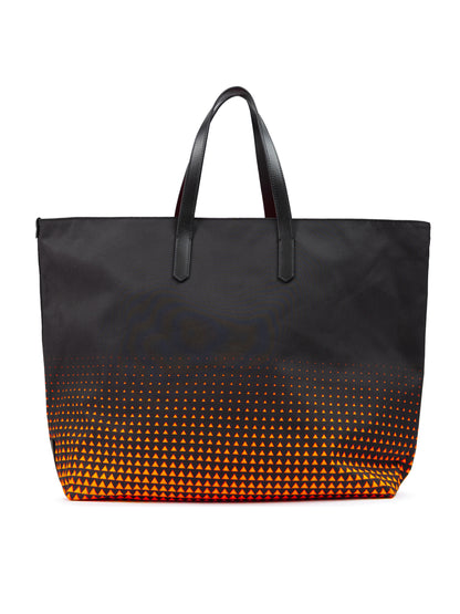 Bicolour Polyester Logo Shopping Bag