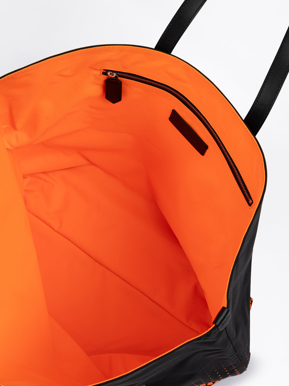 Bicolour Polyester Logo Shopping Bag