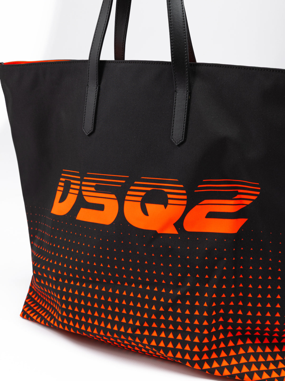 Bicolour Polyester Logo Shopping Bag