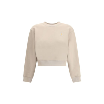 Beige Cotton Sweatshirt