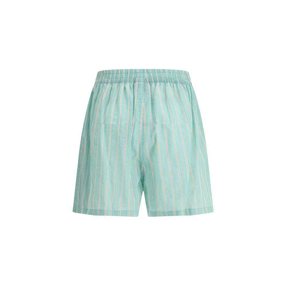 Green Copper Bermuda Shorts