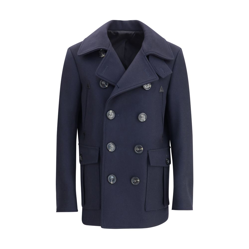Blue Wool Coat
