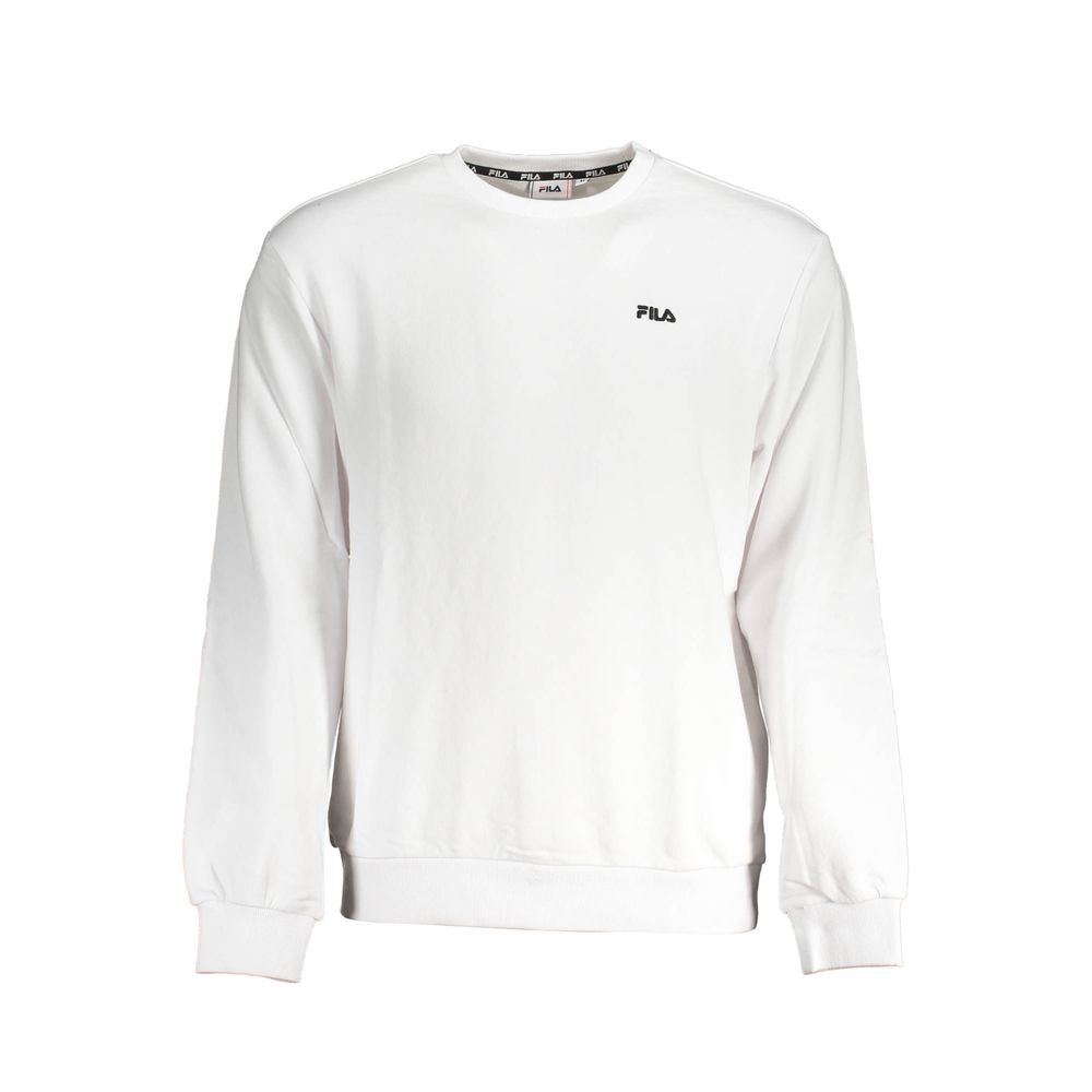 White Cotton Men Sweater
