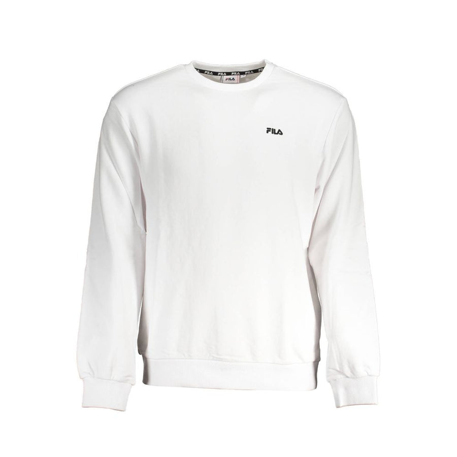 White Cotton Men Sweater