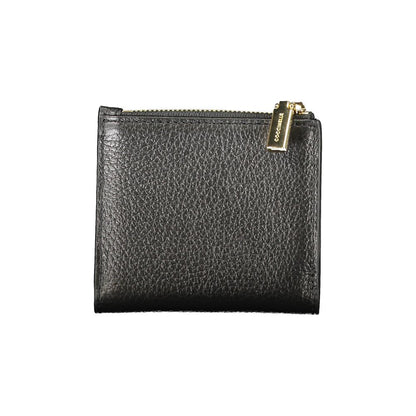 Black Leather Women Wallet