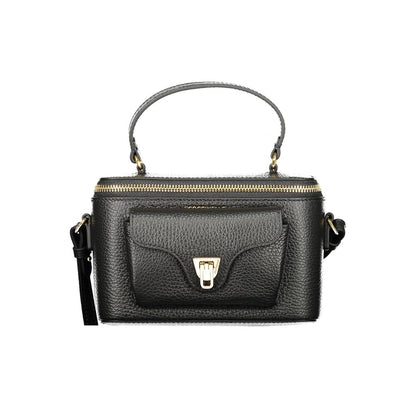Black Leather Women Handbag