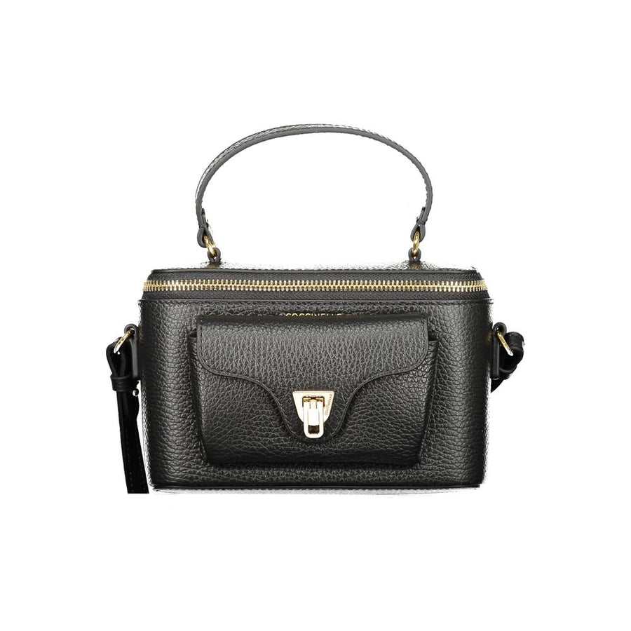 Black Leather Women Handbag