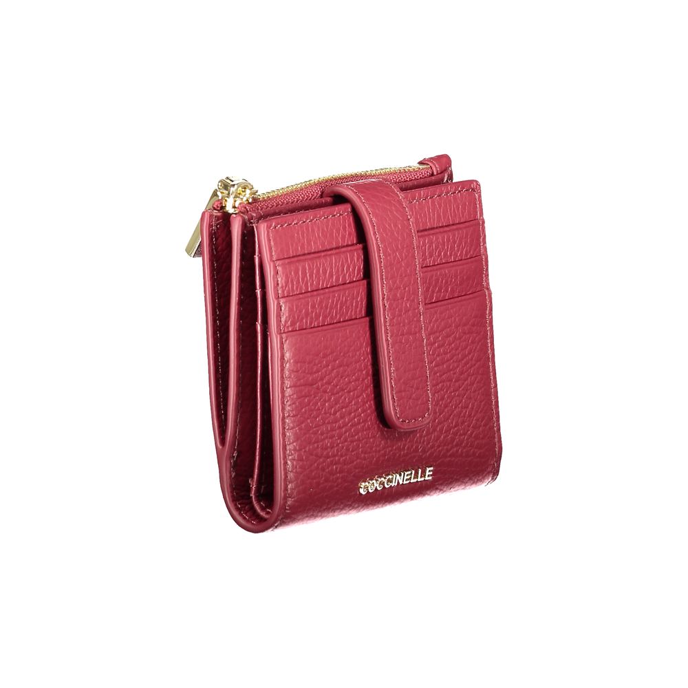 Purple Leather Women Wallet