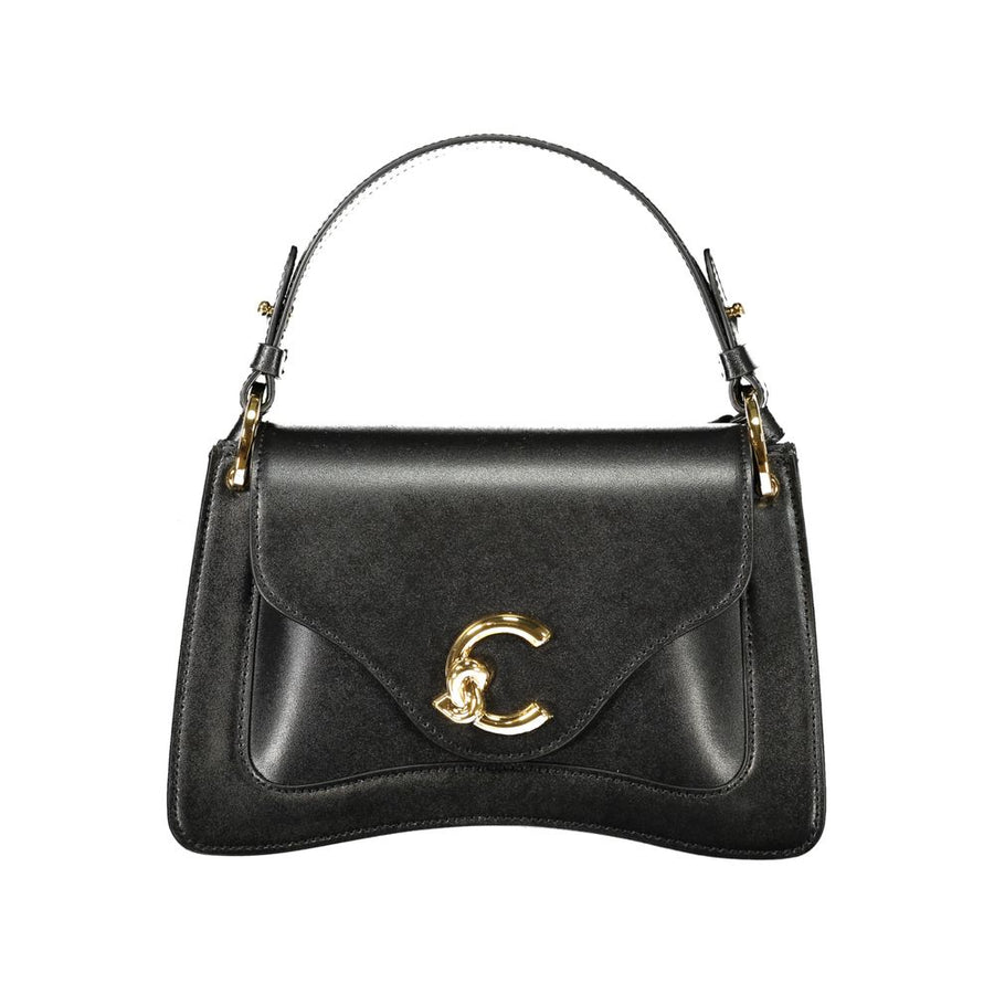 Black Leather Women Handbag