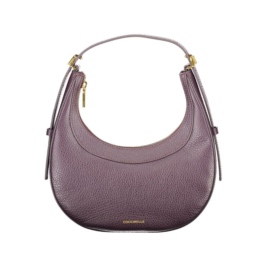 Purple Leather Women Handbag
