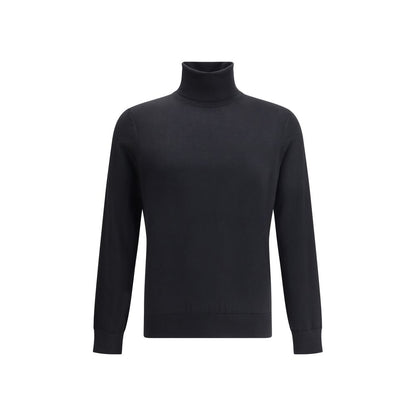 Black Cashmere Turtleneck