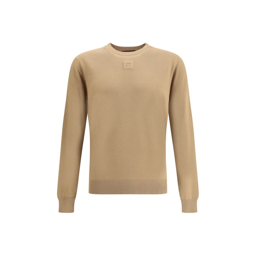 Beige Fleece Wool Sweatshirt