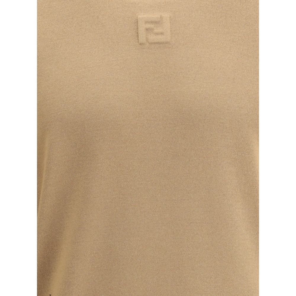 Beige Fleece Wool Sweatshirt