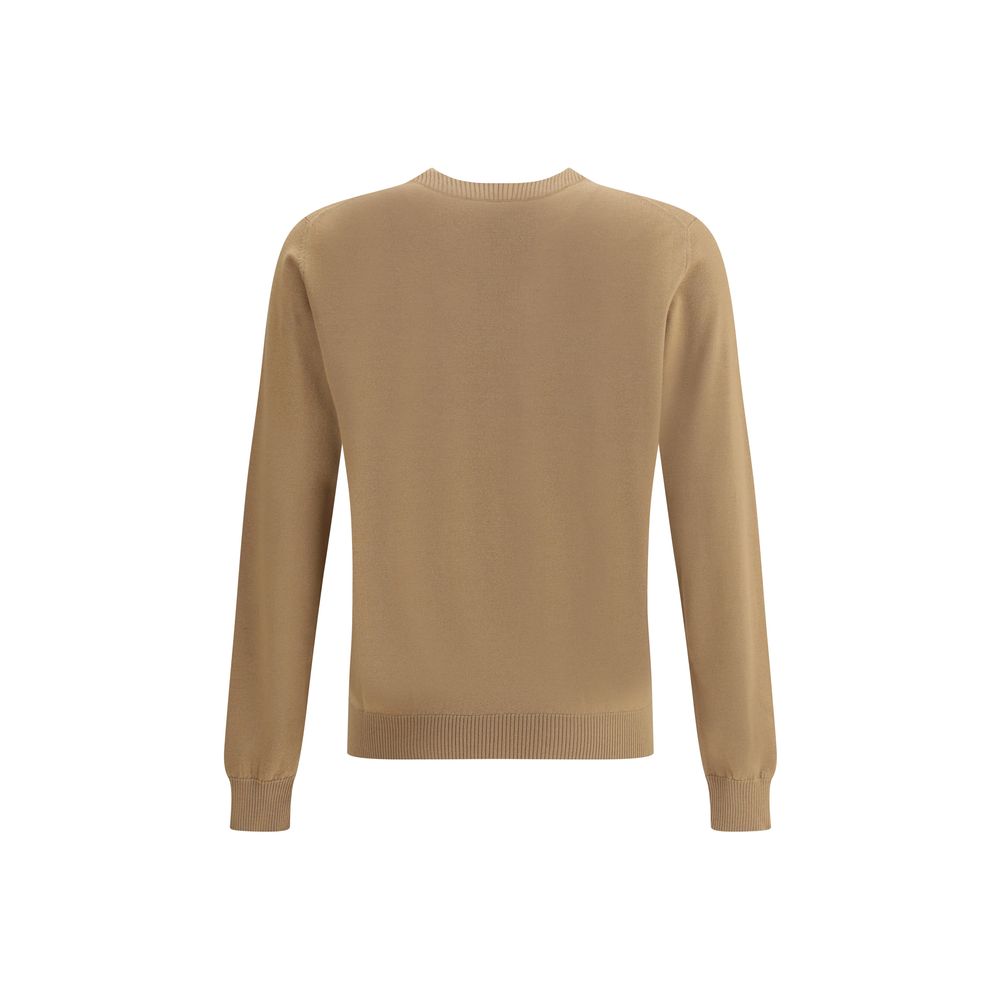 Beige Fleece Wool Sweatshirt
