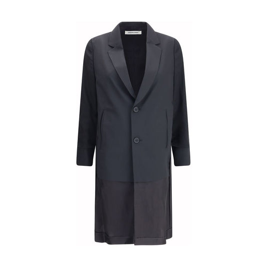 Black Polyester Coat