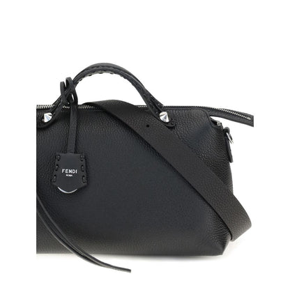 Black Calf Leather Bos Taurus Shoulder Bag