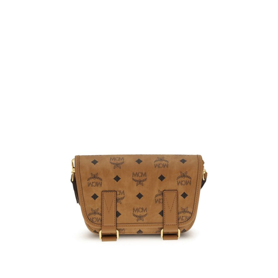 Brown Fabric Shoulder Bag