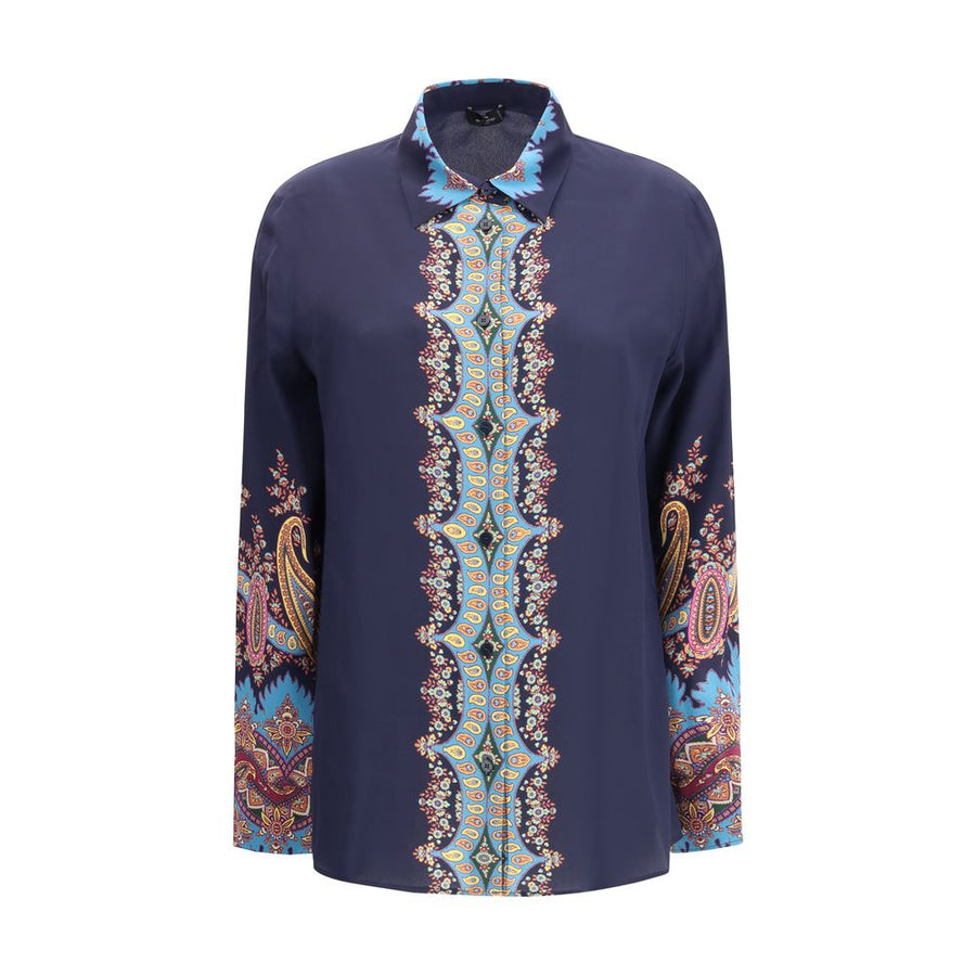 Multicolor Silk Pattern Shirt