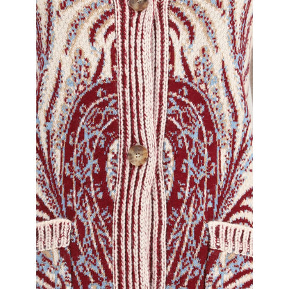 Multicolor Wool Cardigan