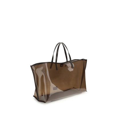 Brown Pvc Handbag