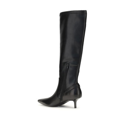 Black Goatskin Ankle Boots