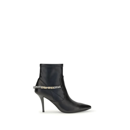 Black Calf Leather Bos Taurus Ankle Boots
