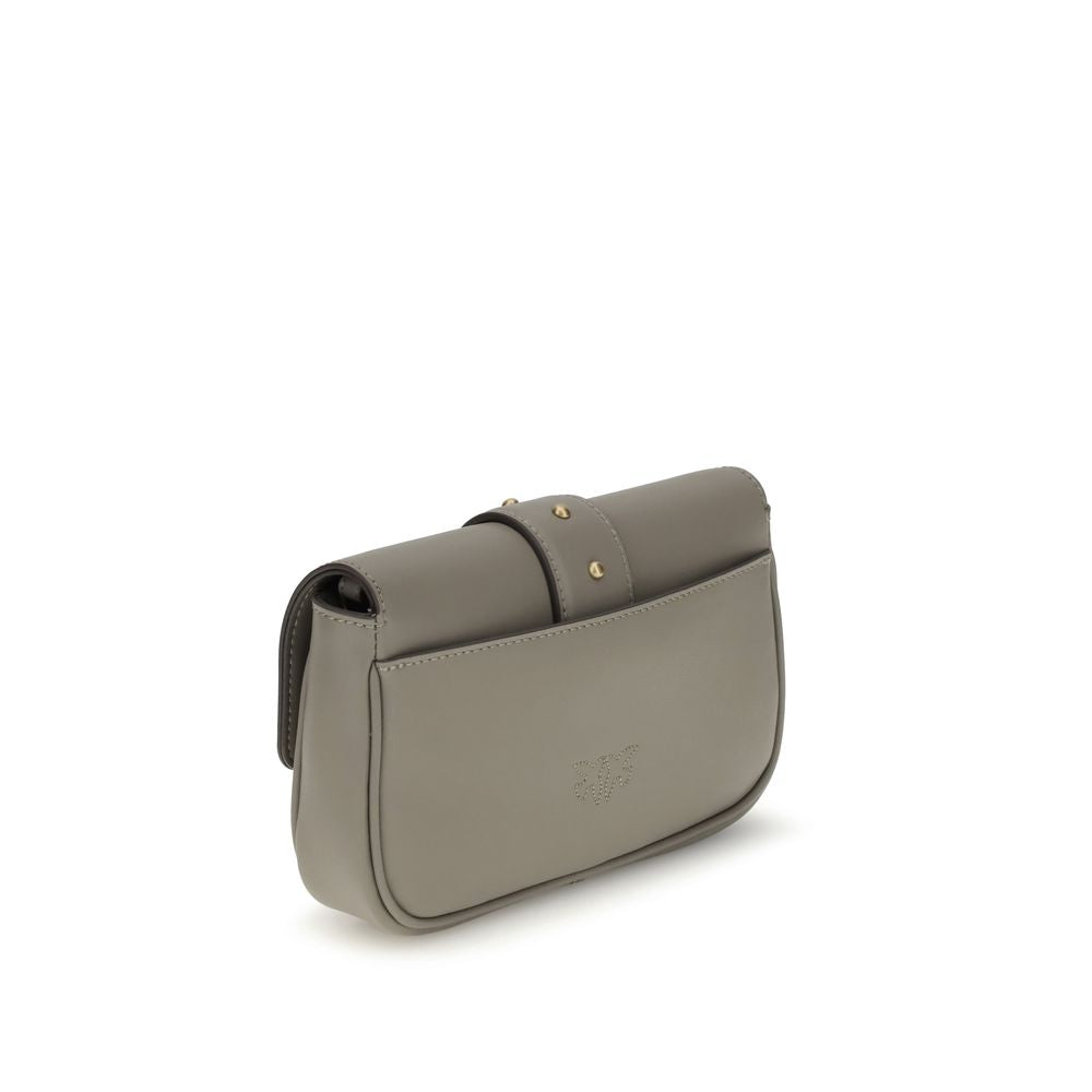 Gray Calf Leather Bos Taurus Shoulder Bag