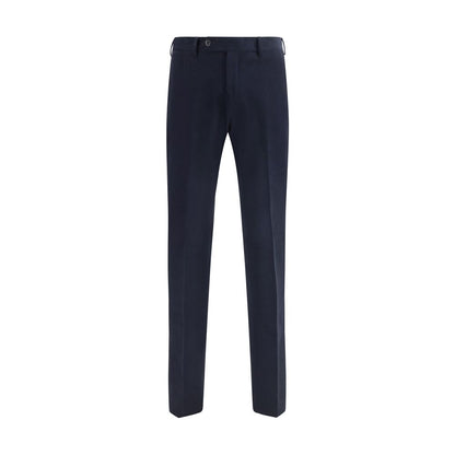 Blue Cotton Chino Pants