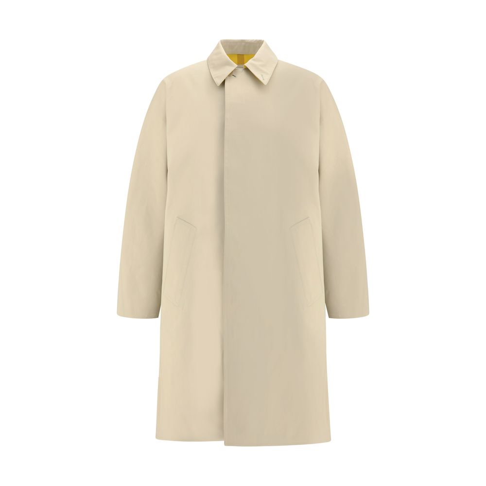 Beige Cotton Trench Coat