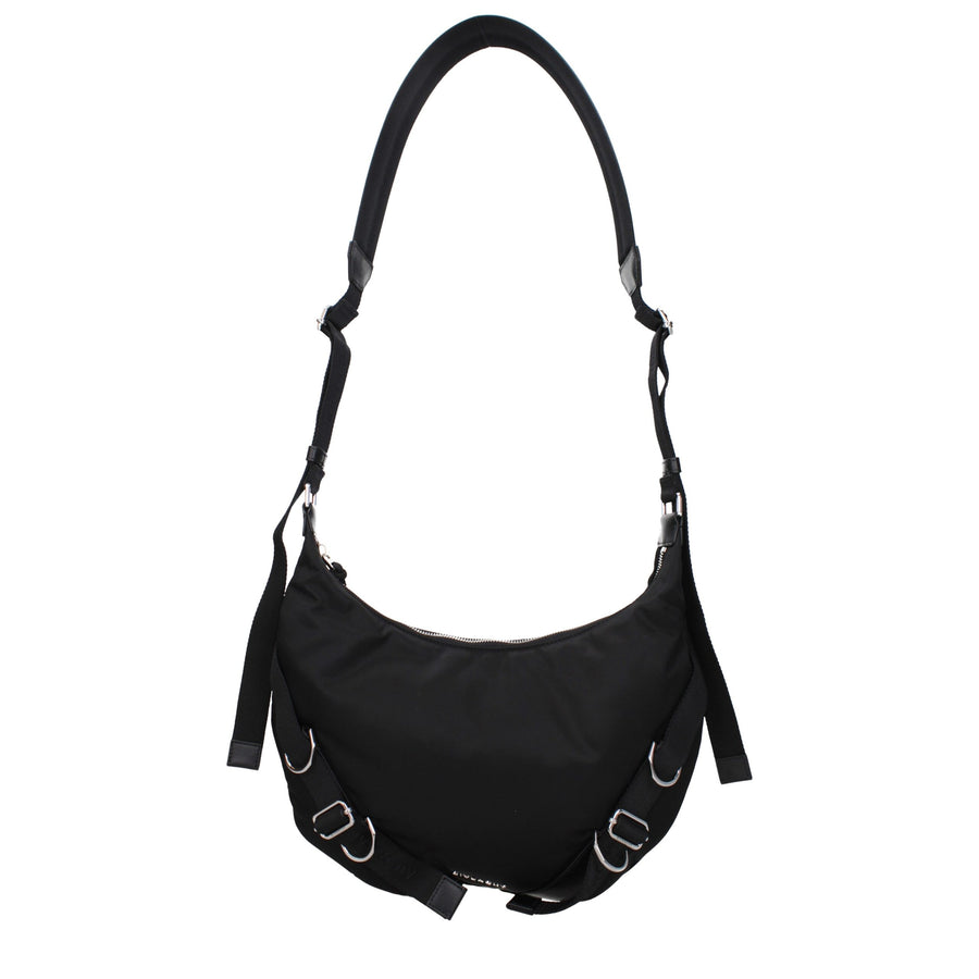 Black Nylon Crossbody Bag