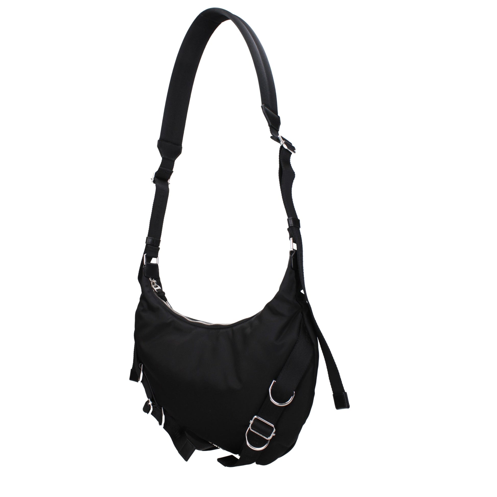 Black Nylon Crossbody Bag