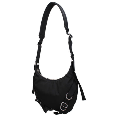 Black Nylon Crossbody Bag