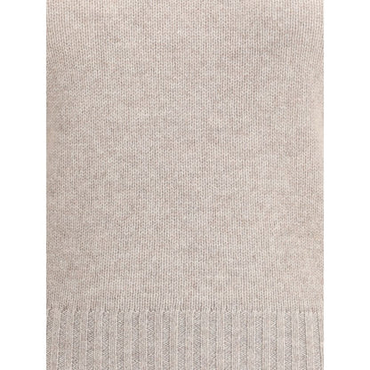 Beige Cashmere Cashmere Sweater