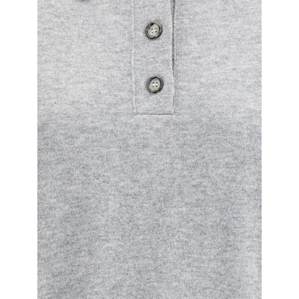 Gray Fleece Wool Sweatshirt