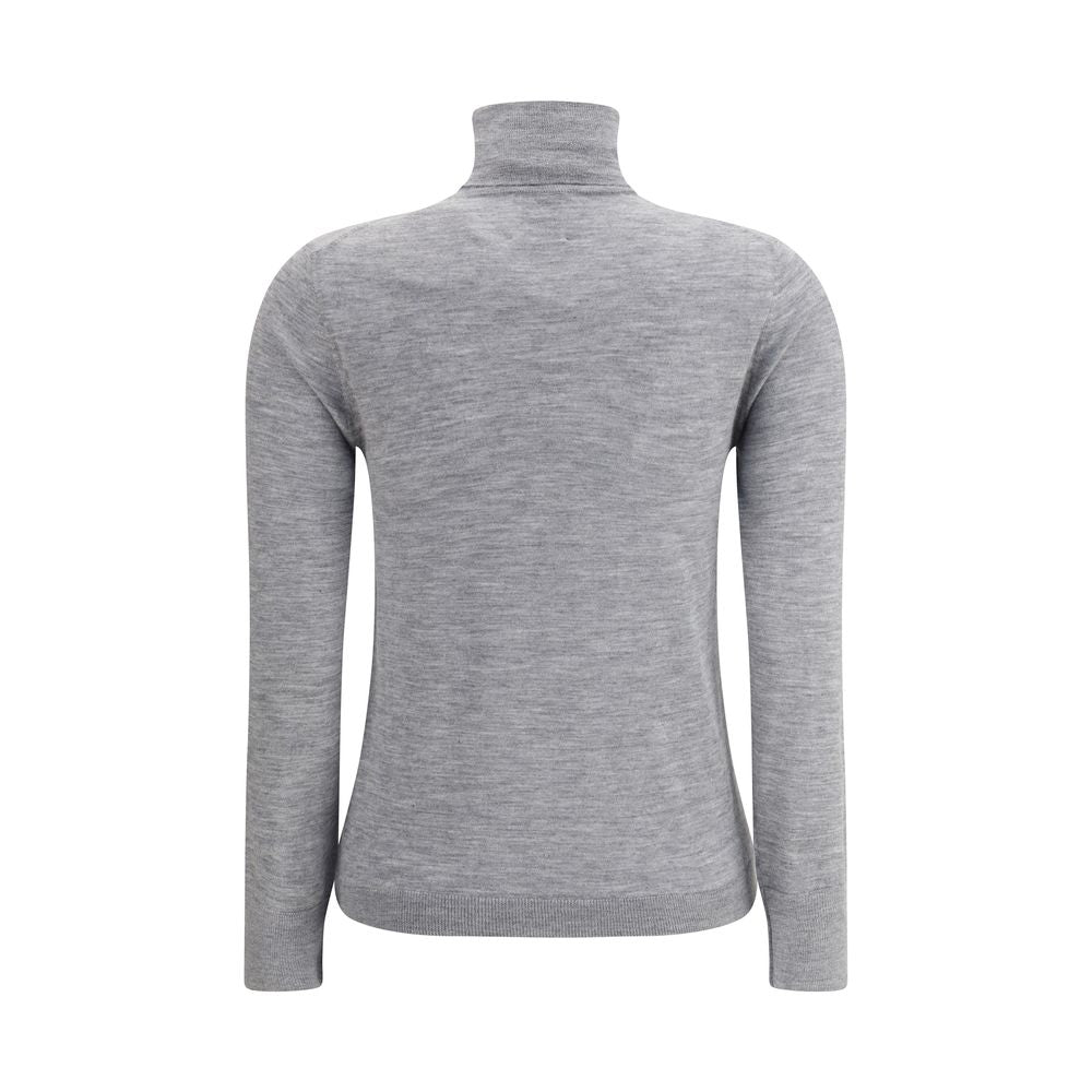 Gray Cashmere Turtleneck