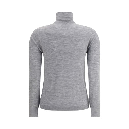 Gray Cashmere Turtleneck