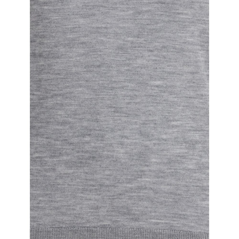 Gray Cashmere Turtleneck