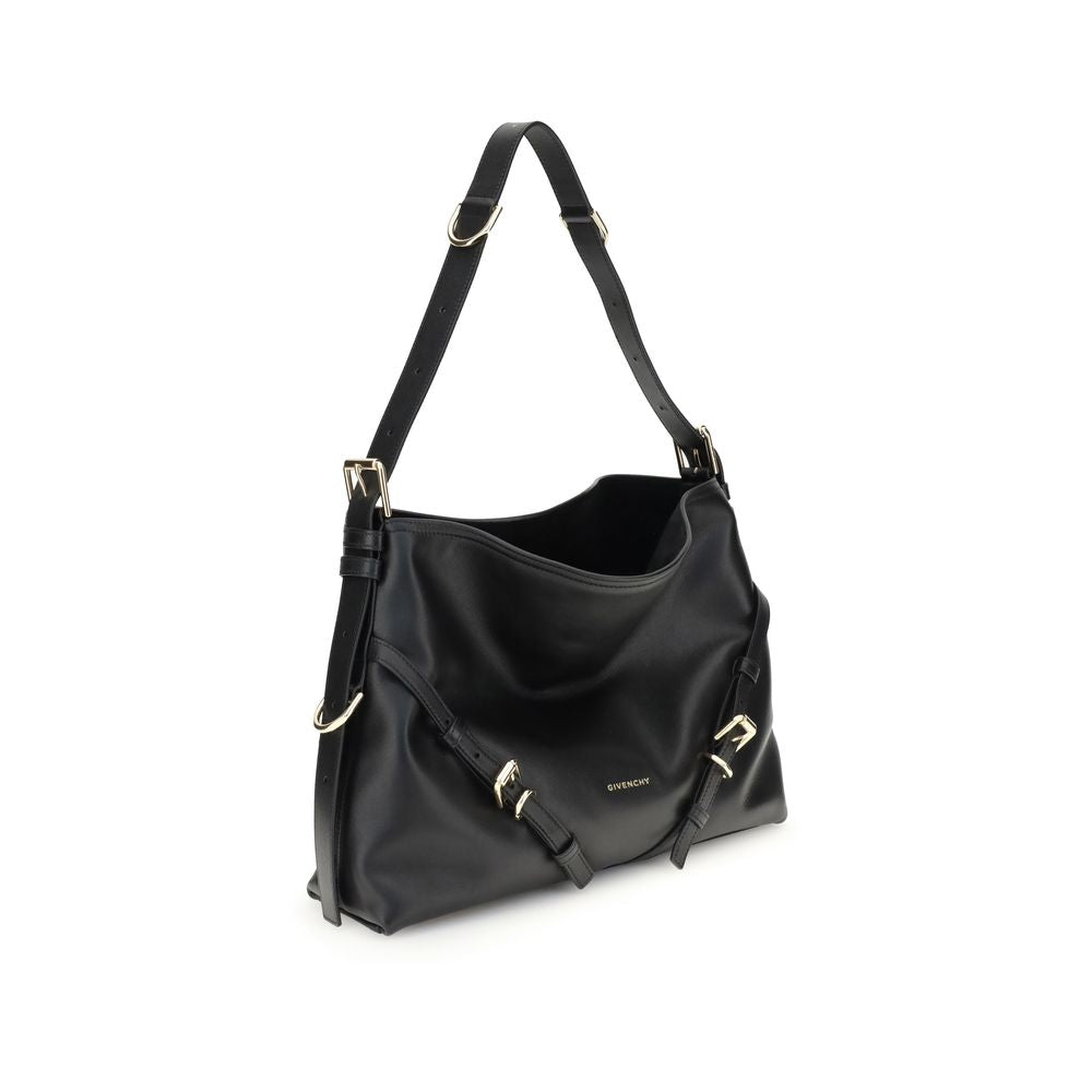 Black Calf Leather Bos Taurus Shoulder Bag