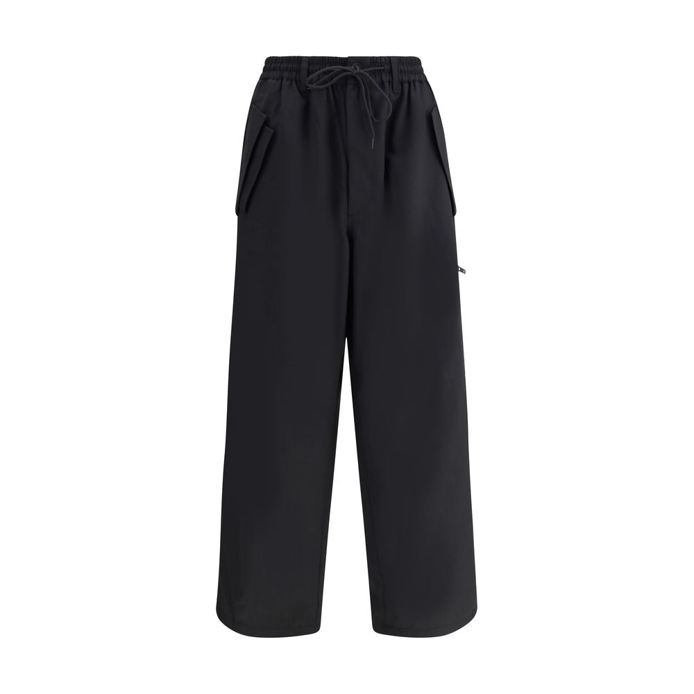 Black Wool Casual Pants