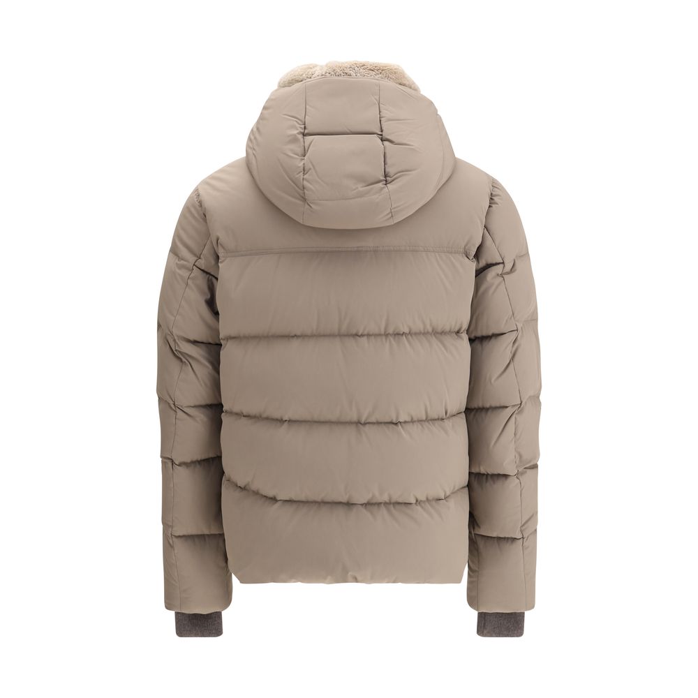 Beige Polyamide Parka
